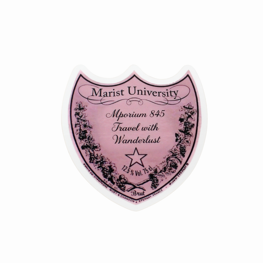 Marist University Pink Wanderlust Sticker