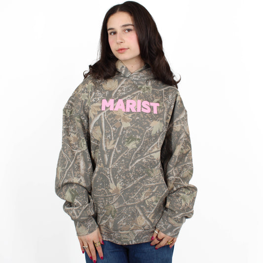 845 Camo Tan and Pink Hoodie 