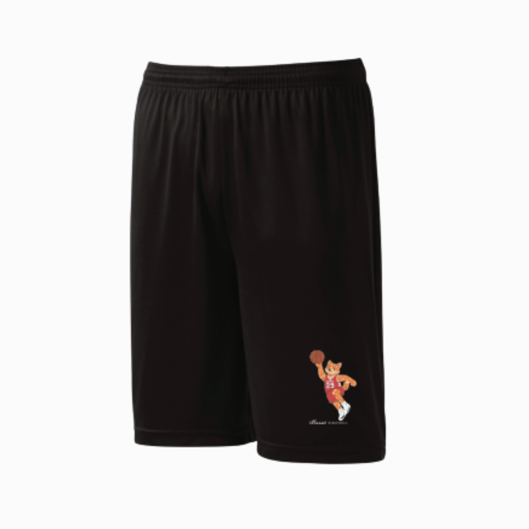 Basketball Frankie Mesh Shorts, Marist basketball mesh shorts with frankie the fox 