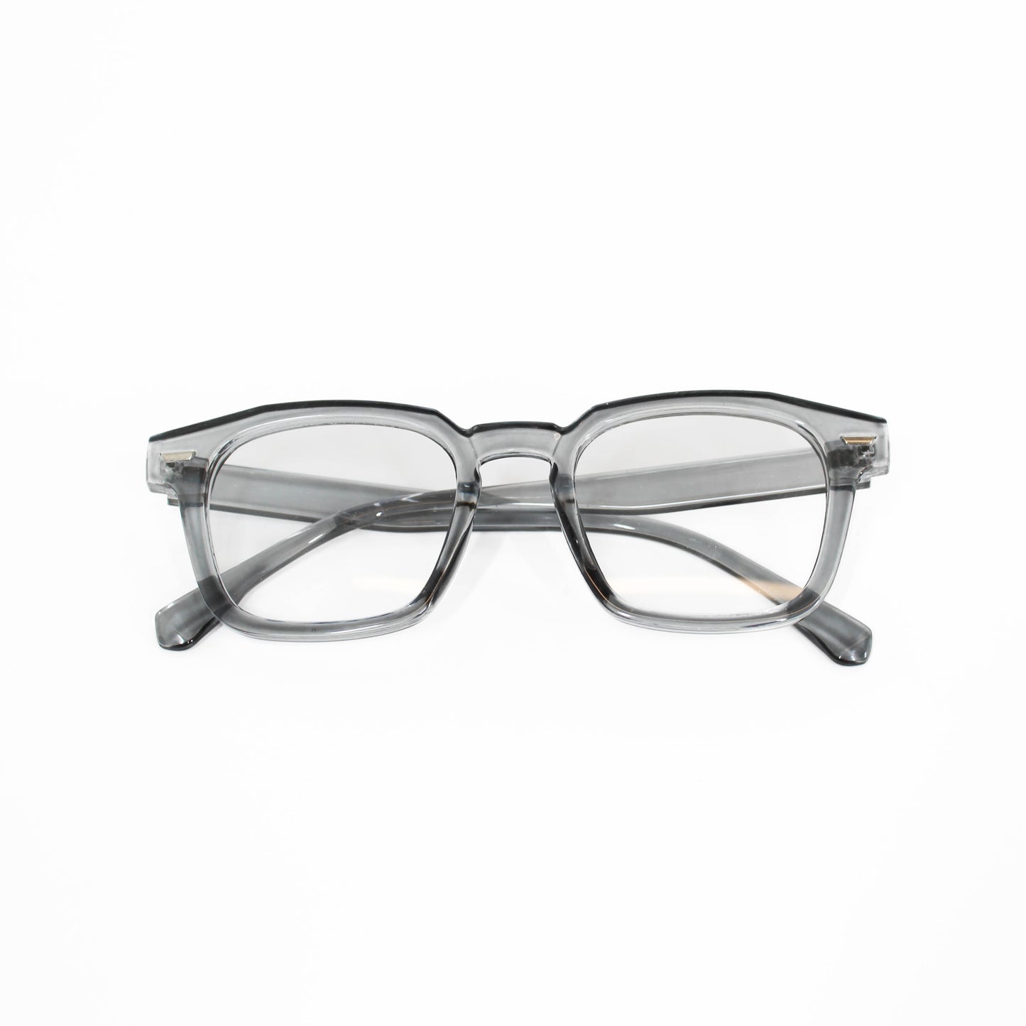 grey square frame blue light glasses