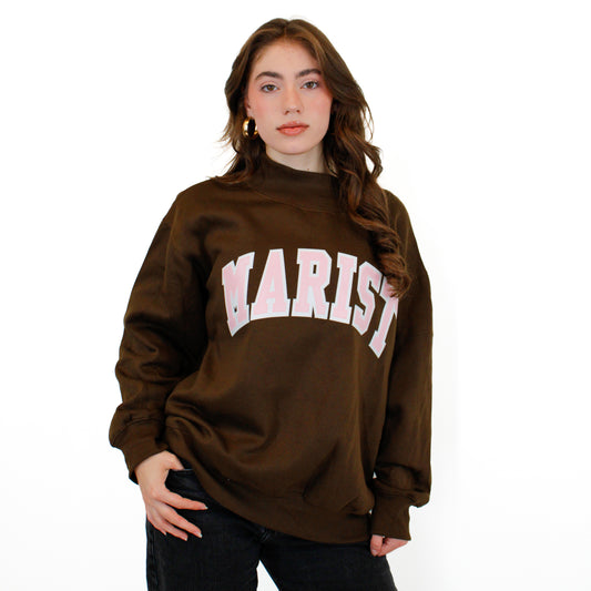 Brown Mockneck