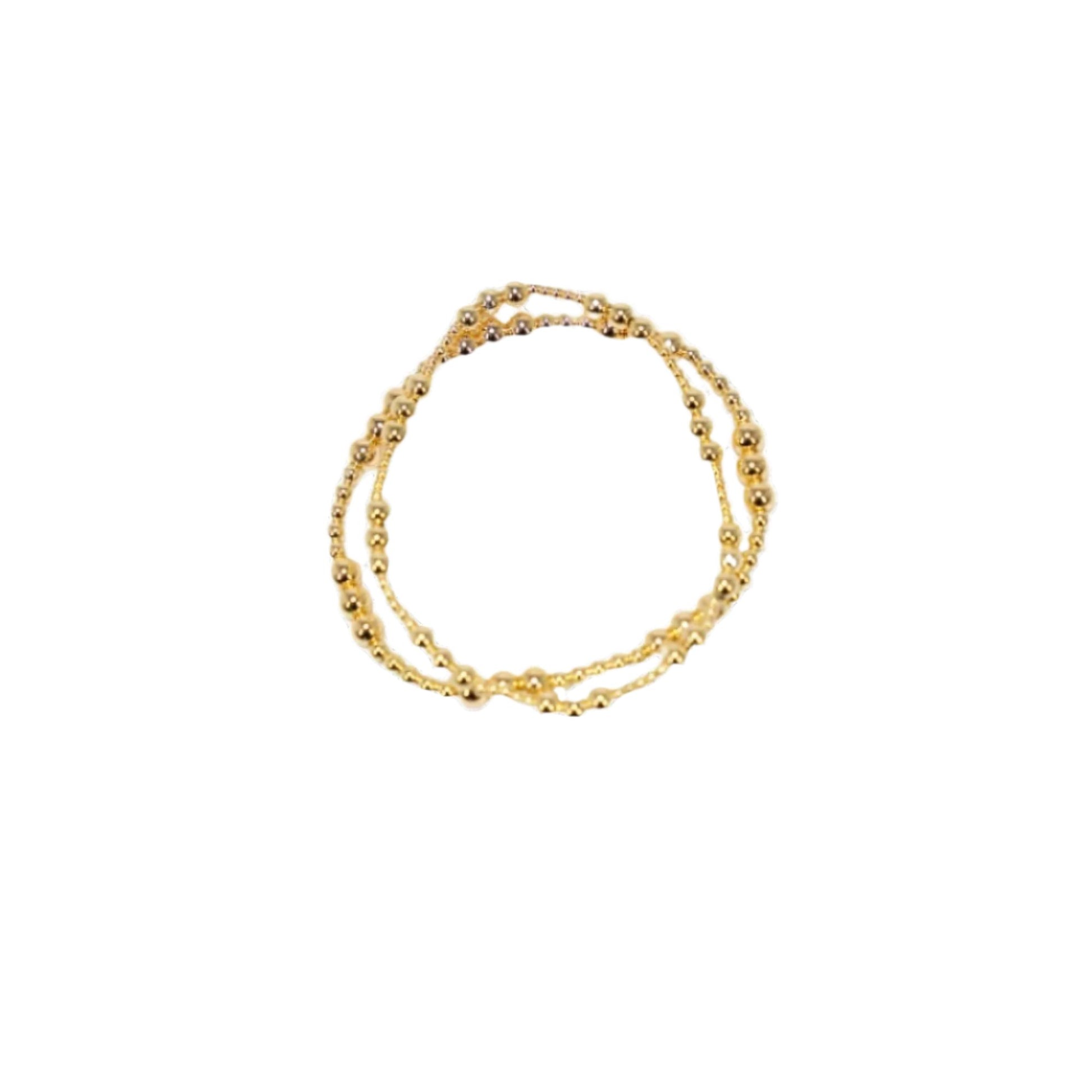 gold stretch waterproof bracelet