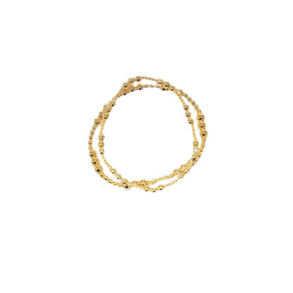 gold stretch waterproof bracelet