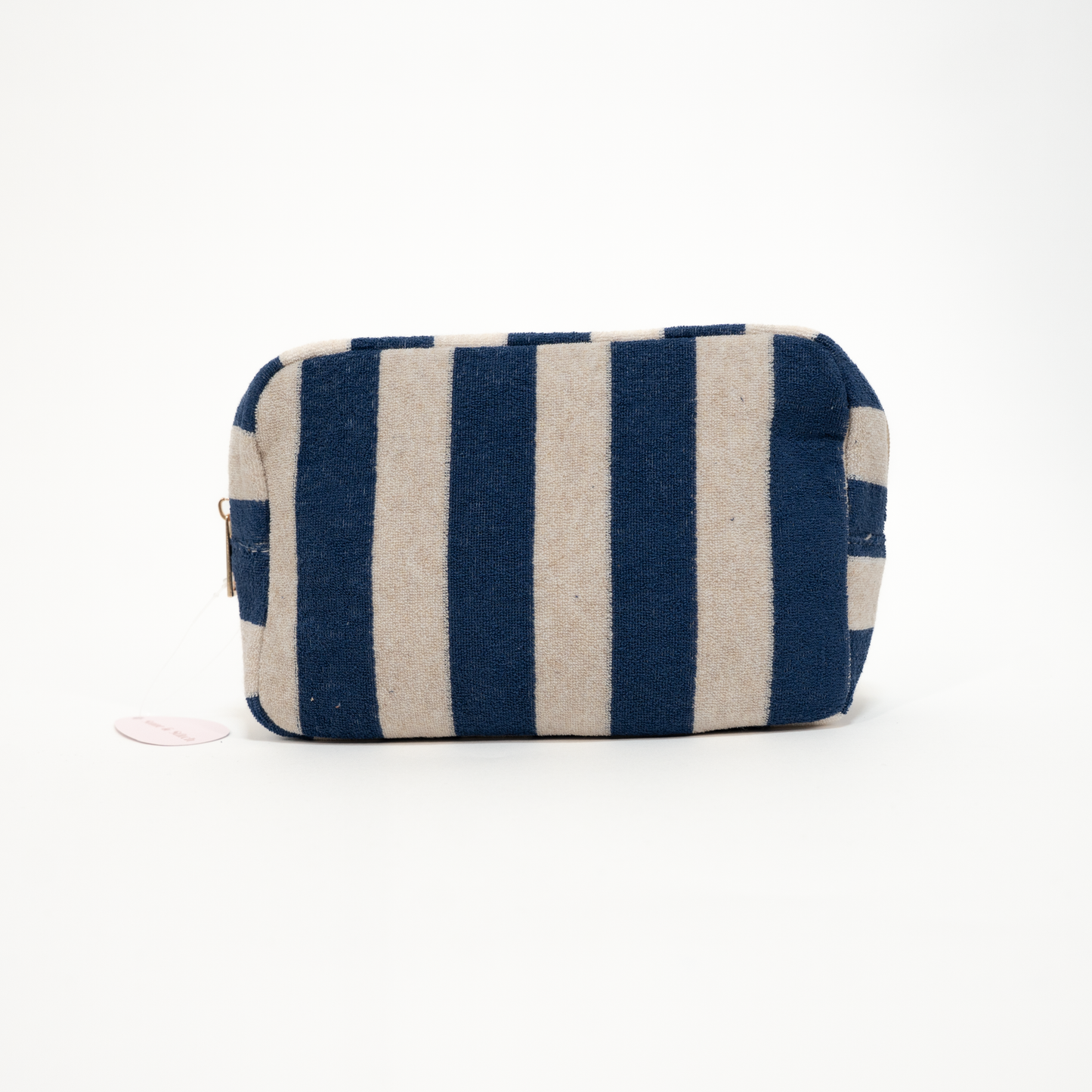 Striped Makeup Bag