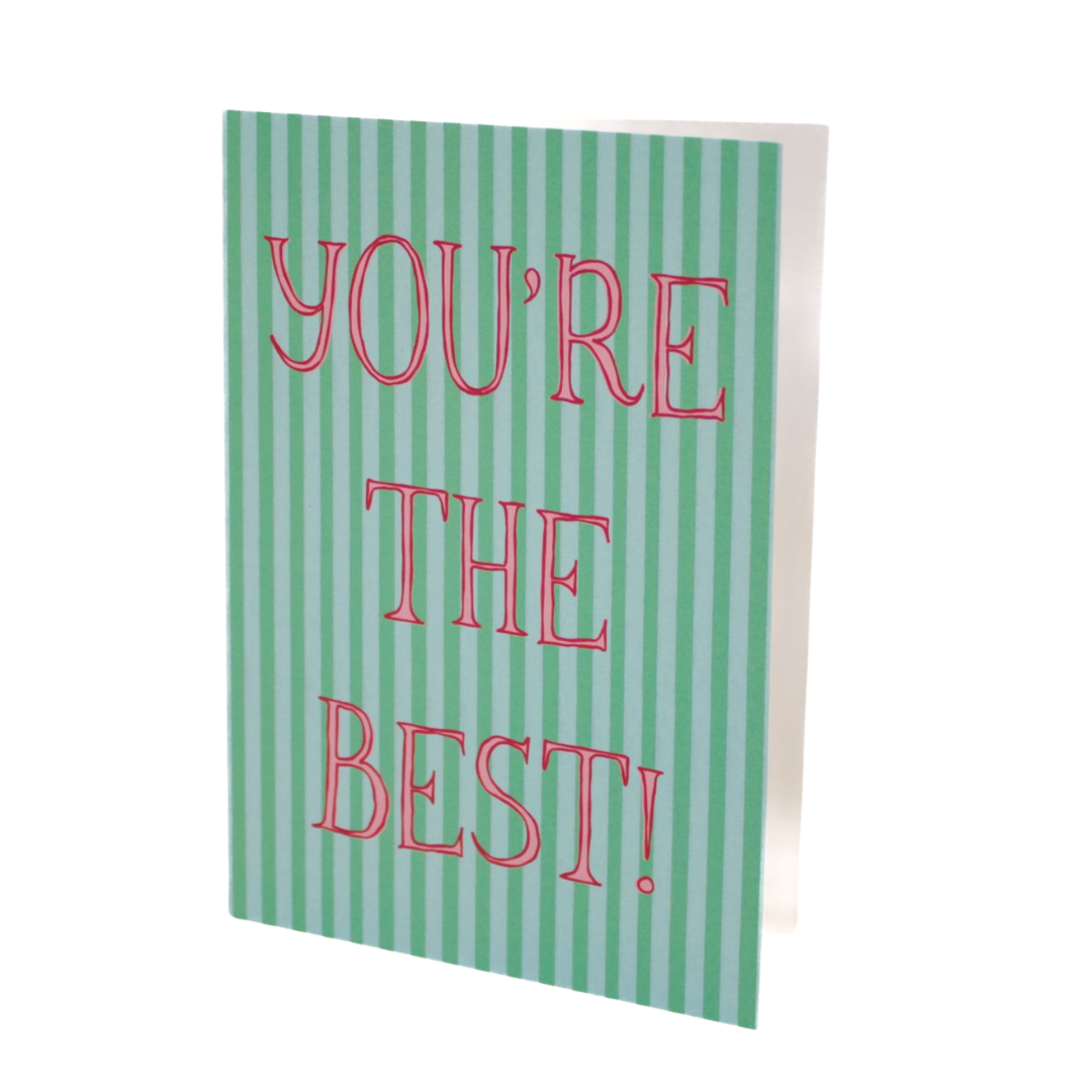 You're the Best Thank You Card