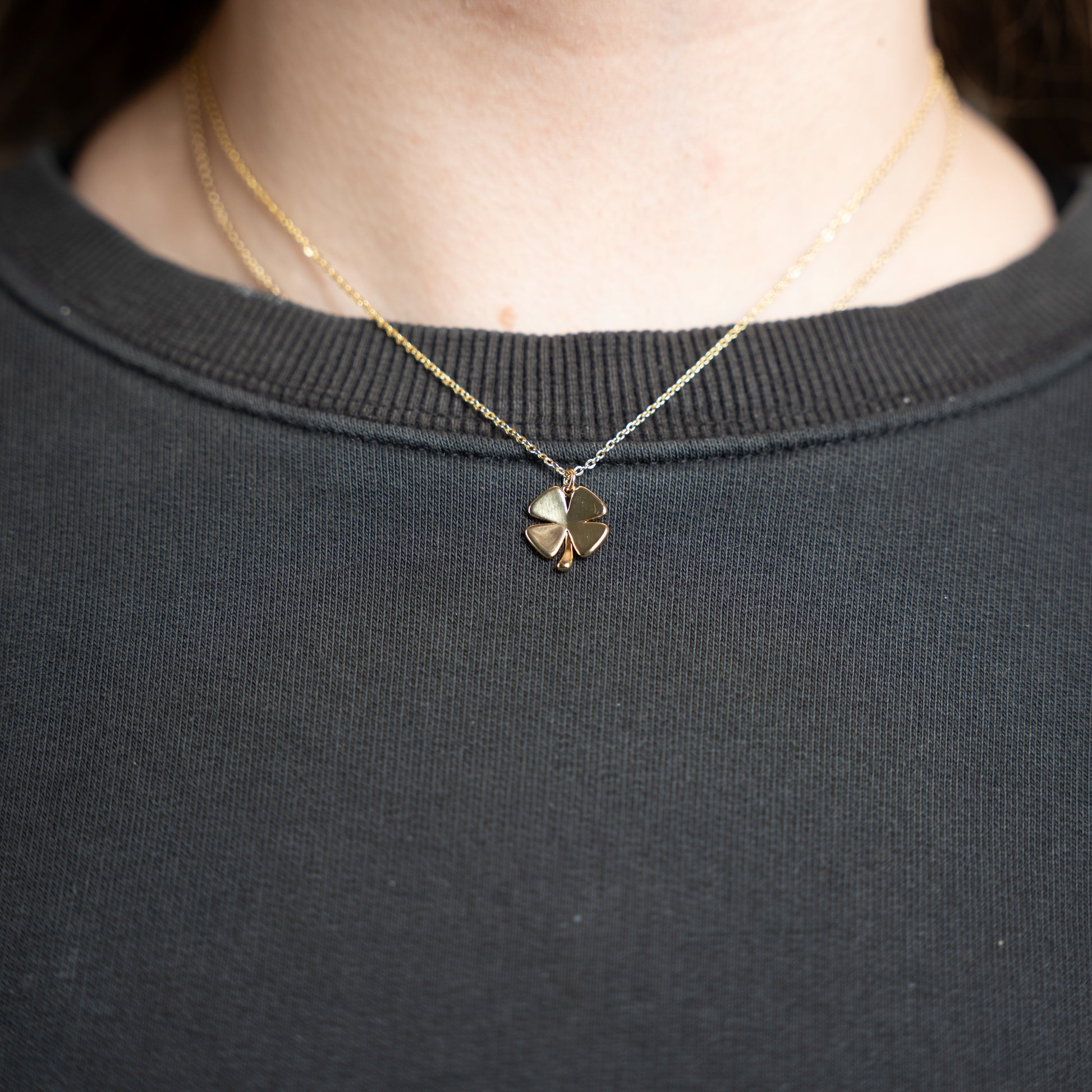 four leaf clover necklace