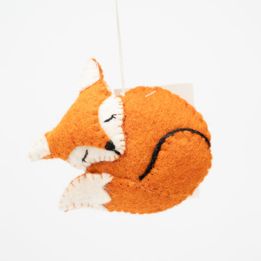 ornament, felt, fox