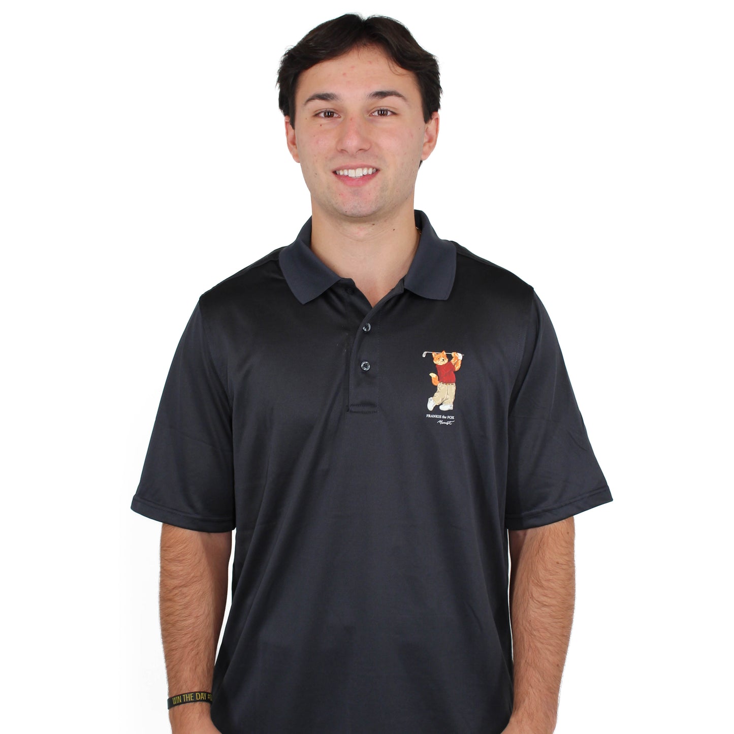 grey frankie golf polo