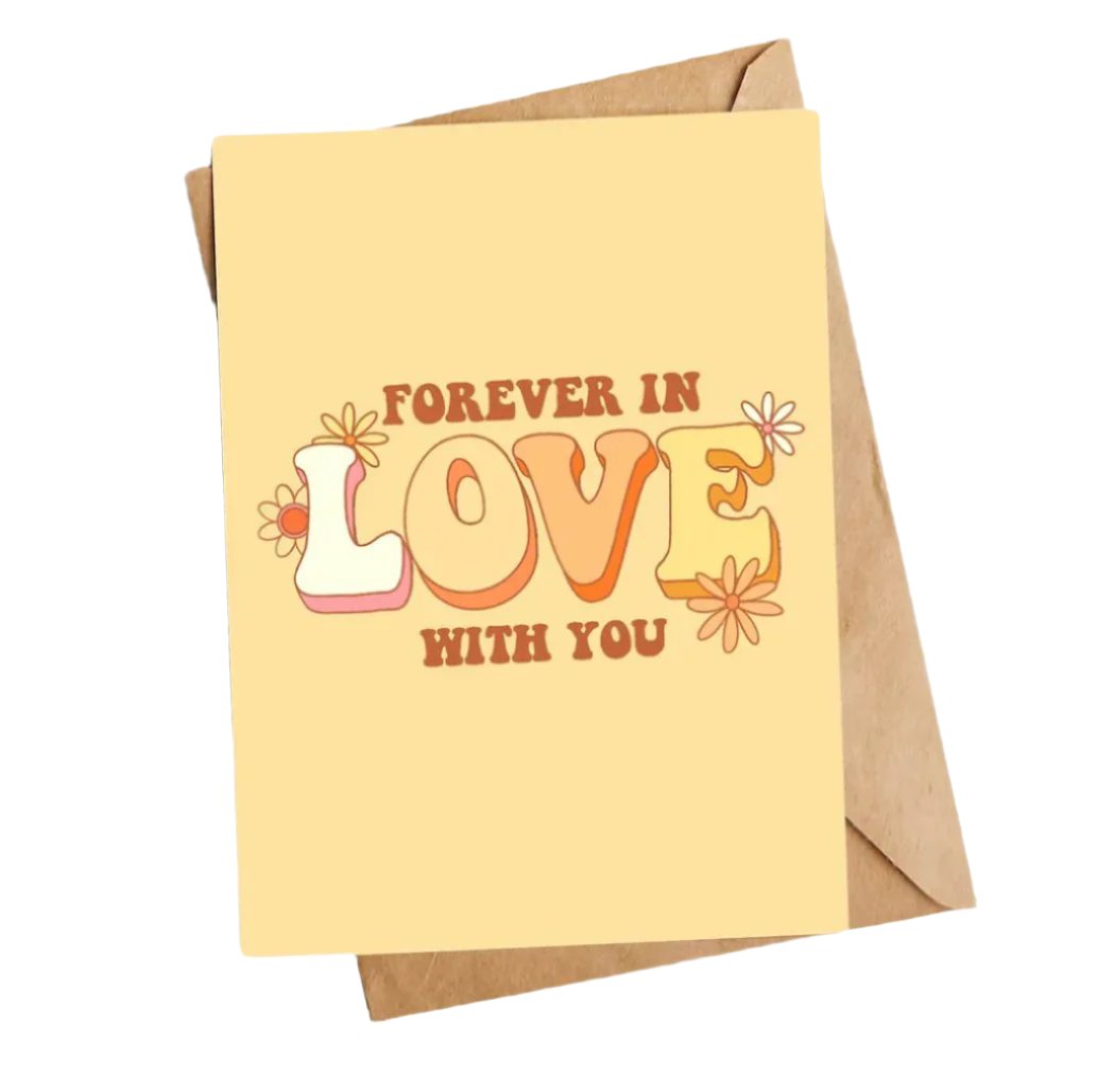 "Forever in Love with You" Anniversary Card