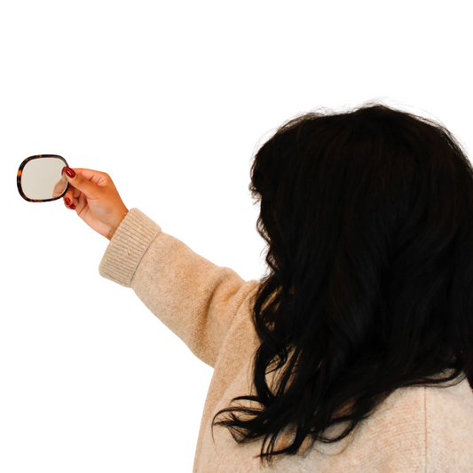 Holding Mirror