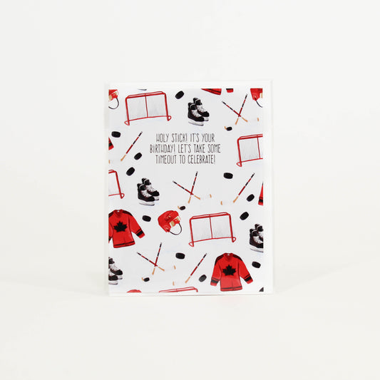 Hockey Birthday Card