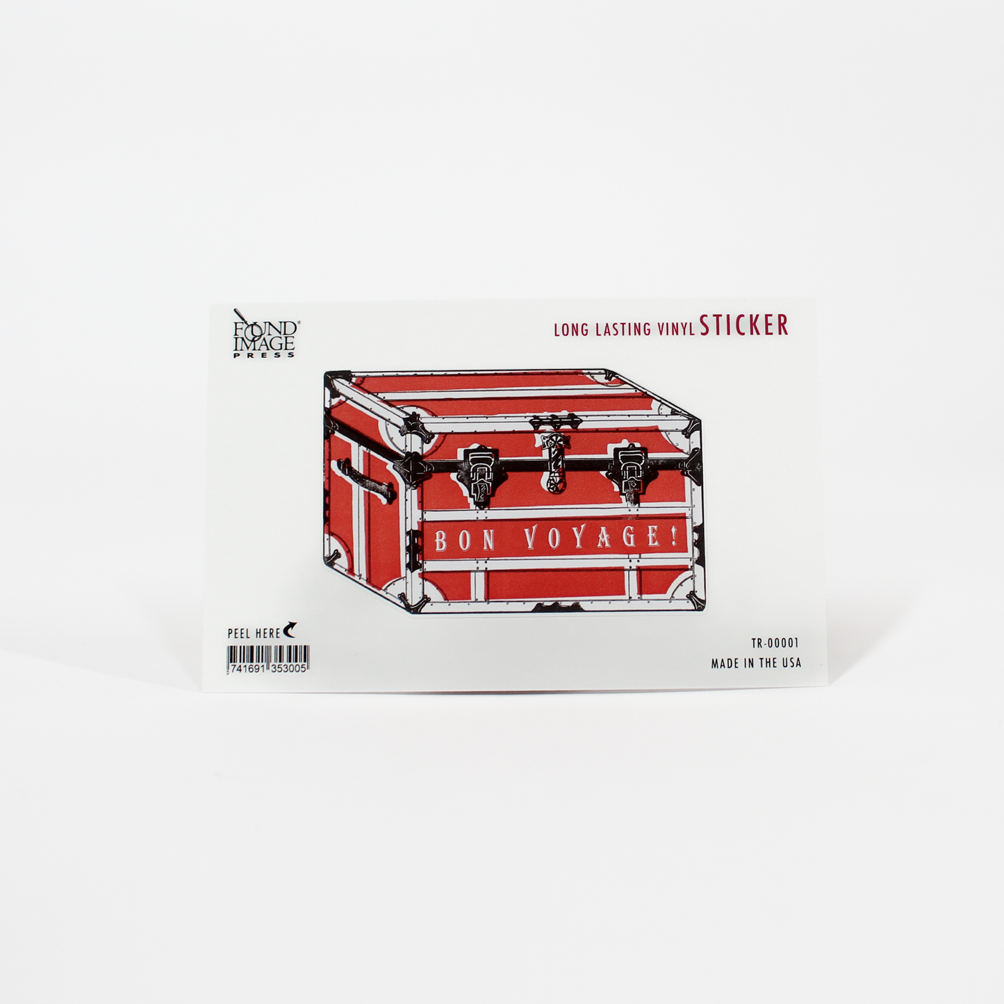 Bon Voyage Trunk Sticker