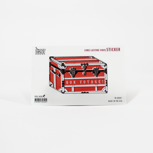Bon Voyage Trunk Sticker