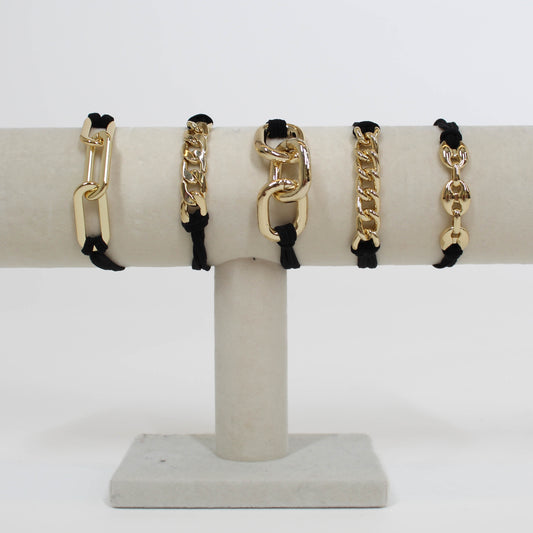 5 Piece Hair Tie Bracelet Set