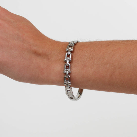 Hardware Link Bangle Bracelet