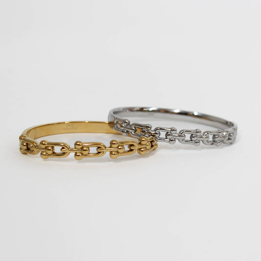 Hardware Link Bangle Bracelet
