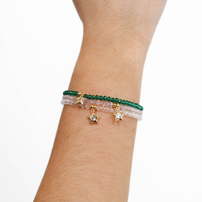 dainty. Crystal Star Bracelet
