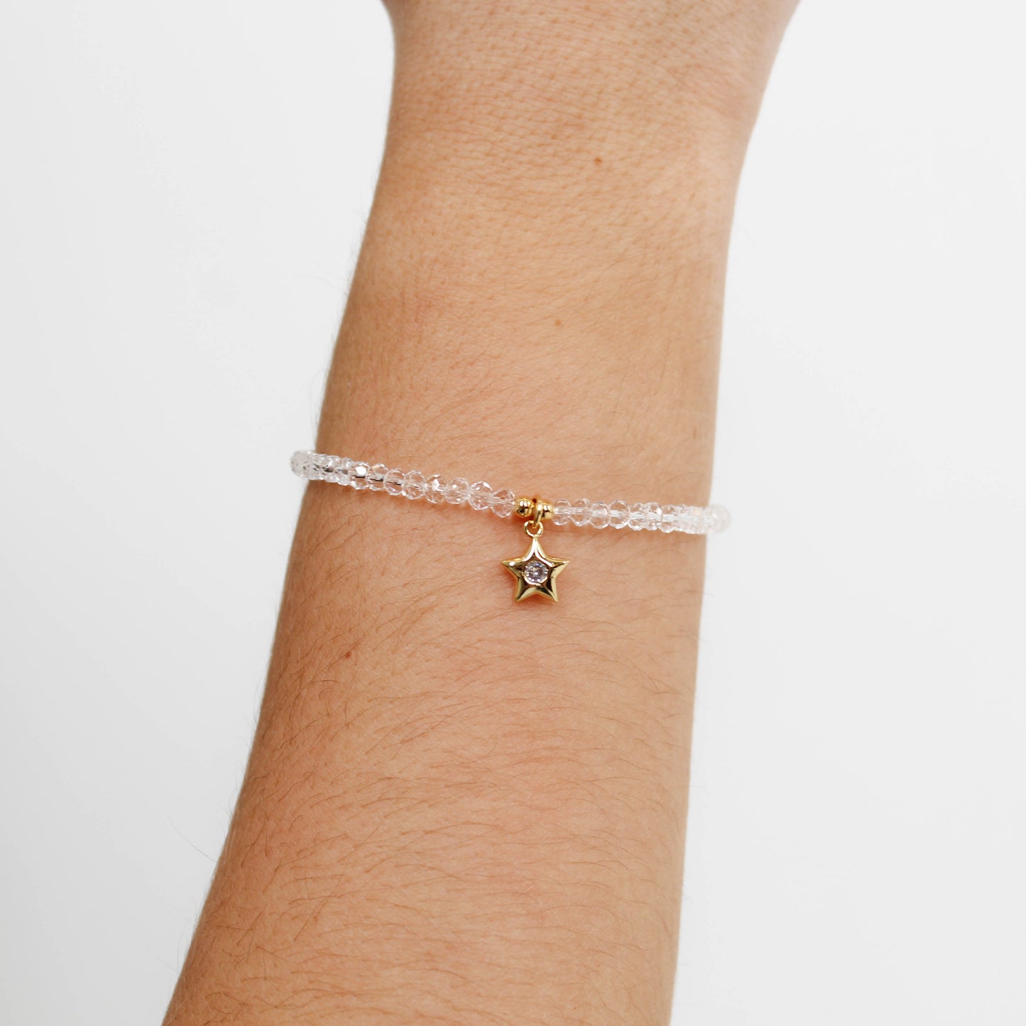 dainty. Crystal Star Bracelet