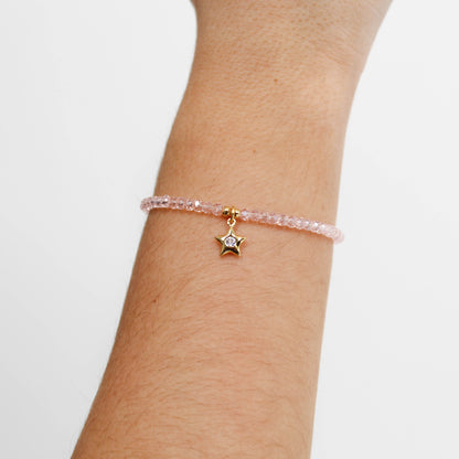 dainty. Crystal Star Bracelet