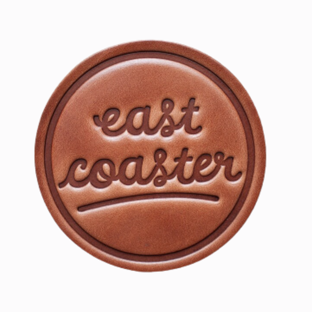 leather, coaster, east coast