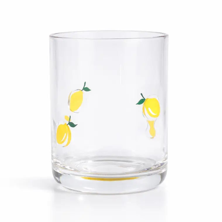 Lemon Icon Double Old Fashioned Glass
