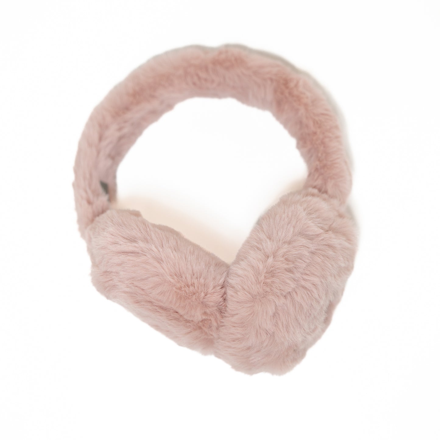 Light pink faux fur earmuffs