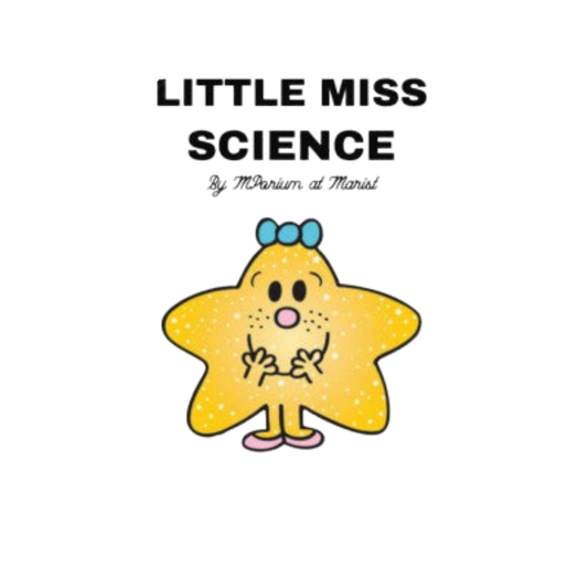 Little Miss Science Sticker