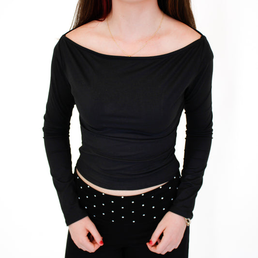 Off The Shoulder Long Sleeve Top