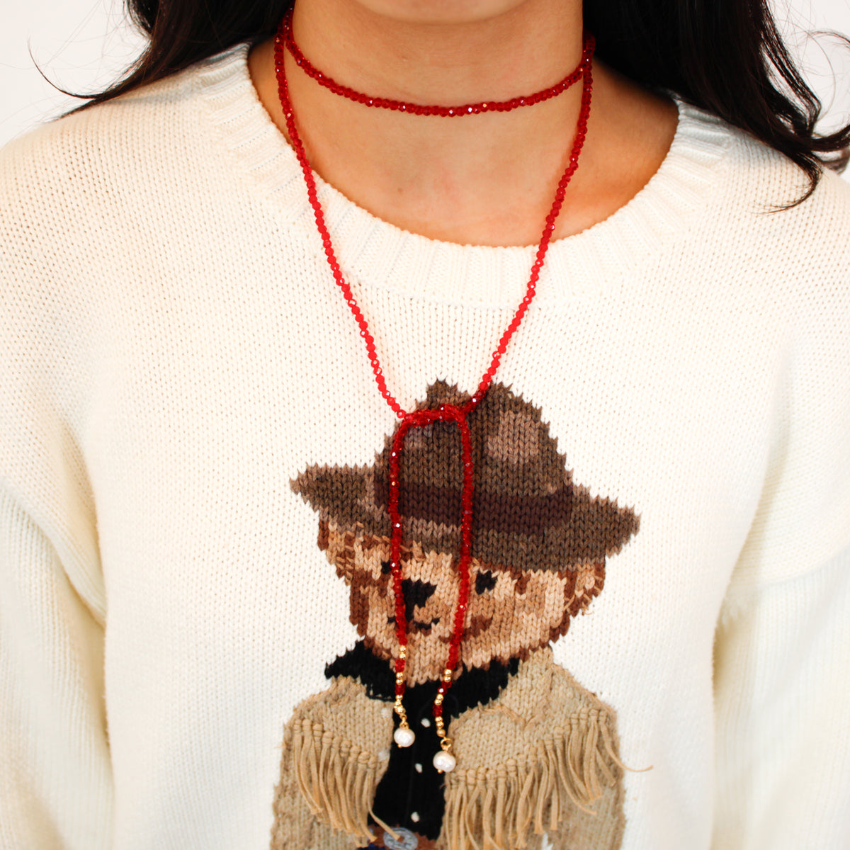 dainty. Wrap Necklace