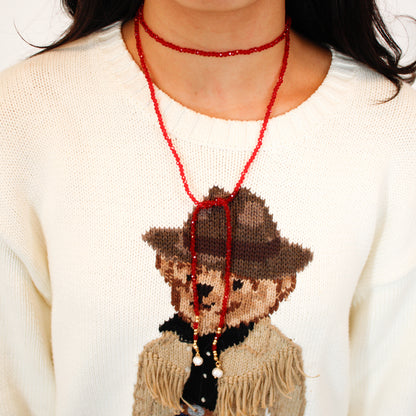 dainty. Wrap Necklace