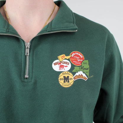 Marist Men's Patchwork Quarter-Zip