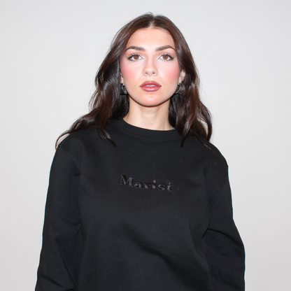 marist embroidered crewneck