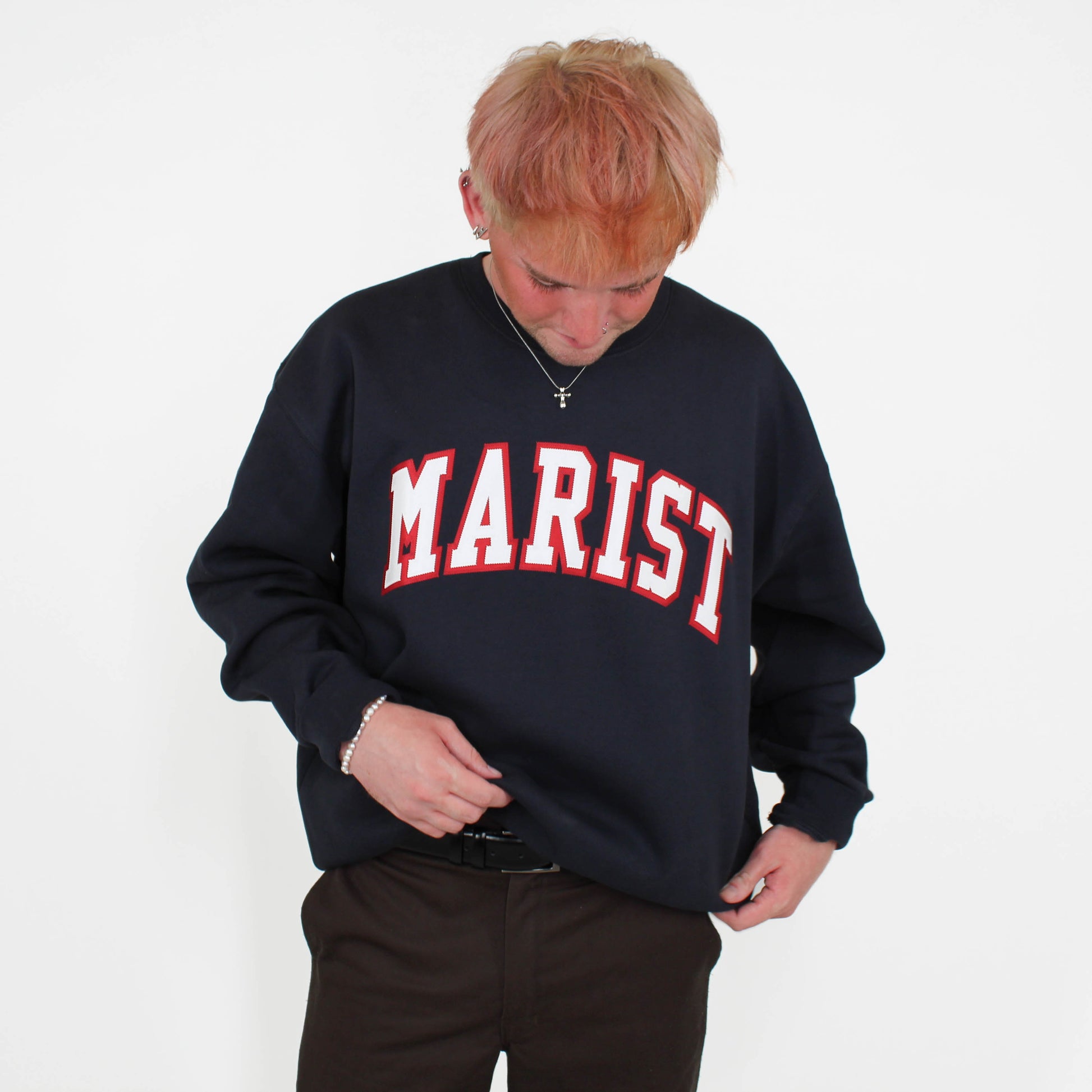 Marist Navy Crewneck