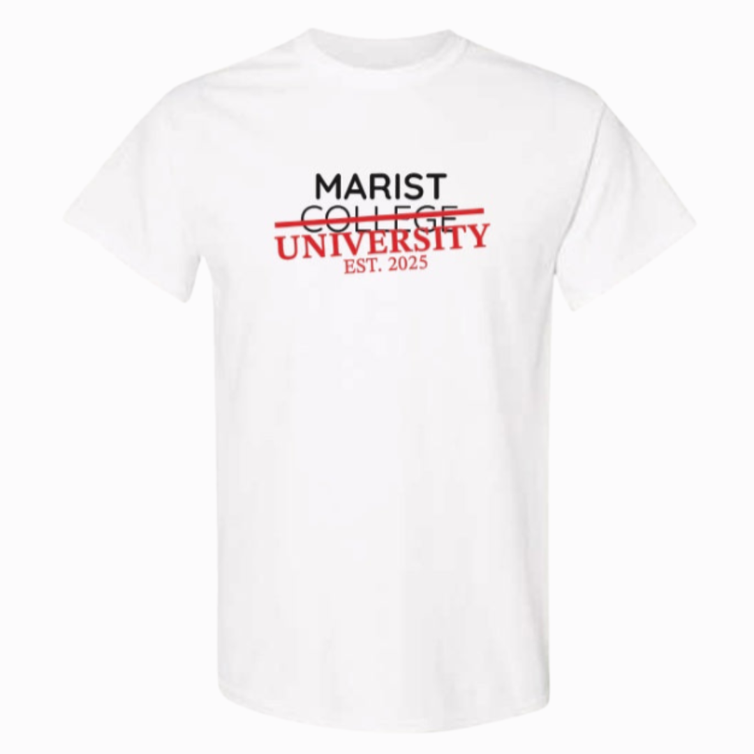 Marist University T-Shirt, New marist tshirt, white marist tshirt