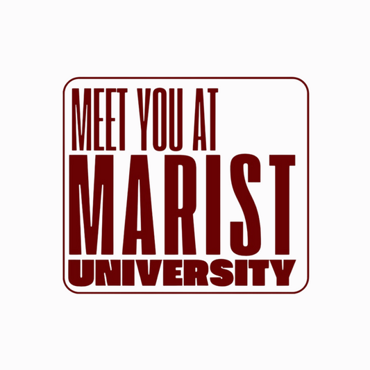 Meet You At Marist University Sticker, marist university sticker