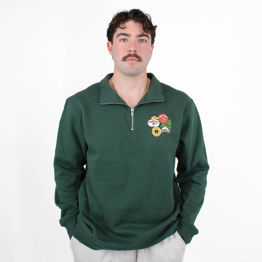 Marist Men's Patchwork Quarter-Zip