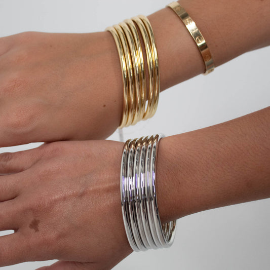 metal bangle set