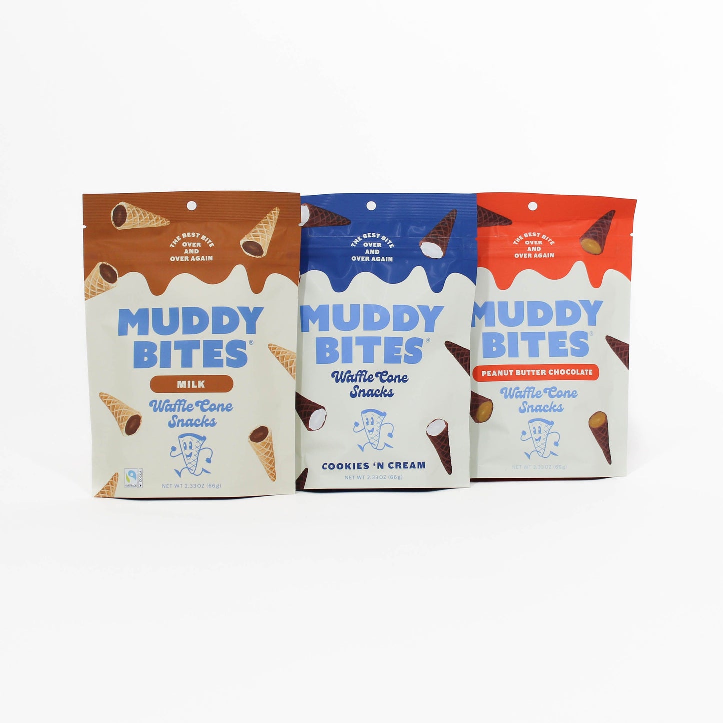Muddy Bites Waffle Cone Snacks