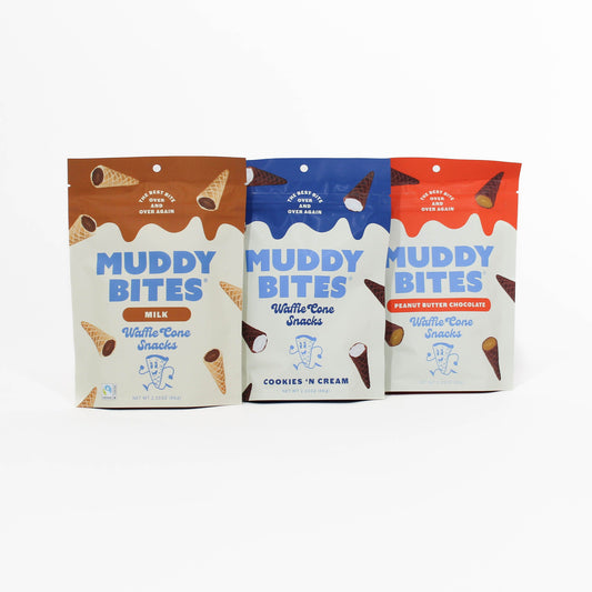 Muddy Bites Waffle Cone Snacks