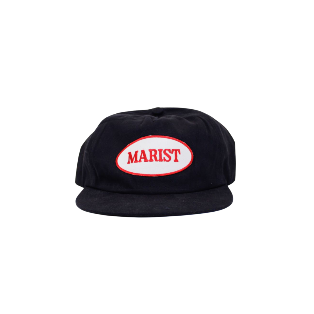 Navy Flat Rim Marist Hat
