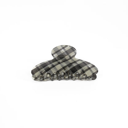 Plaid Large Hair Clip