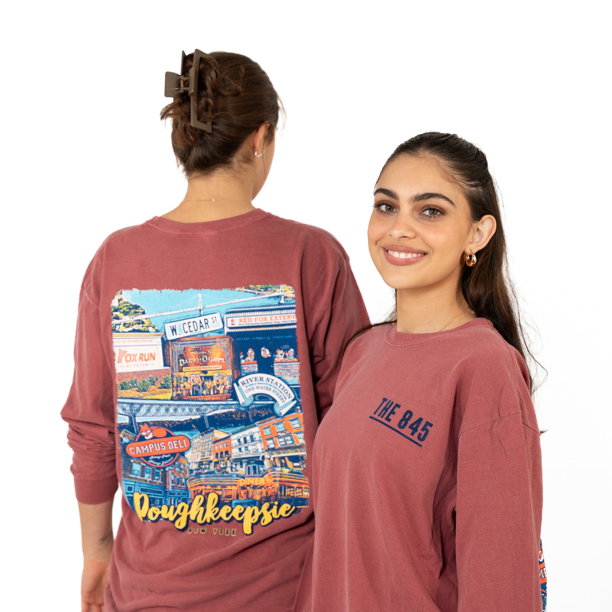 Poughkeepsie Long Sleeve Shirt, Marist 845 long sleeve shirt 