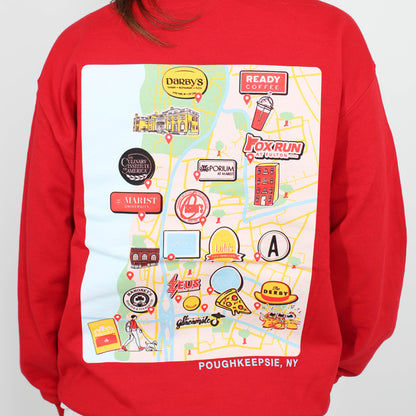 845 Red Crewneck