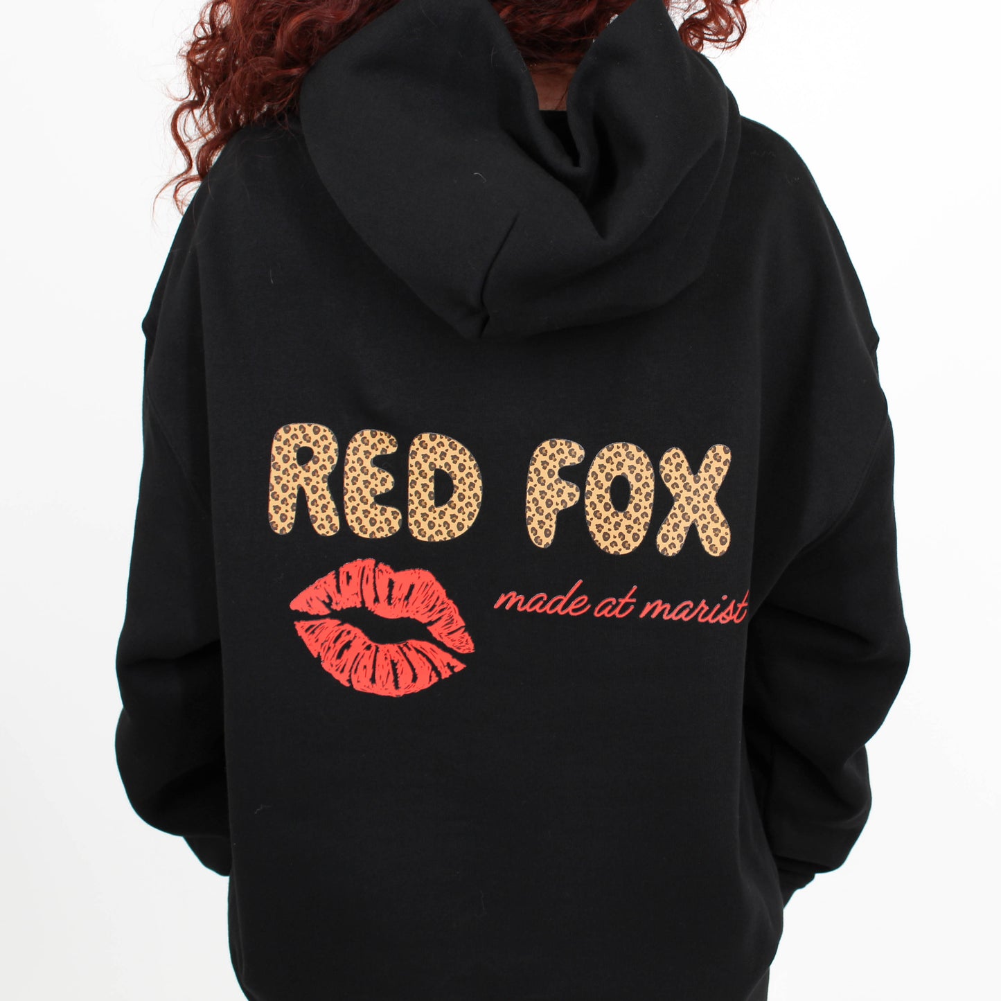 Red Fox Cheetah Kiss Hoodie