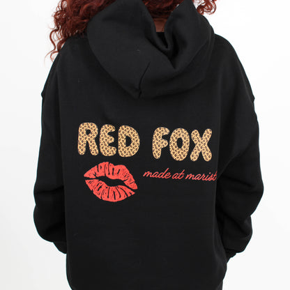 Red Fox Cheetah Kiss Hoodie