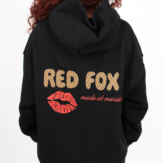 Red Fox Cheetah Kiss Hoodie