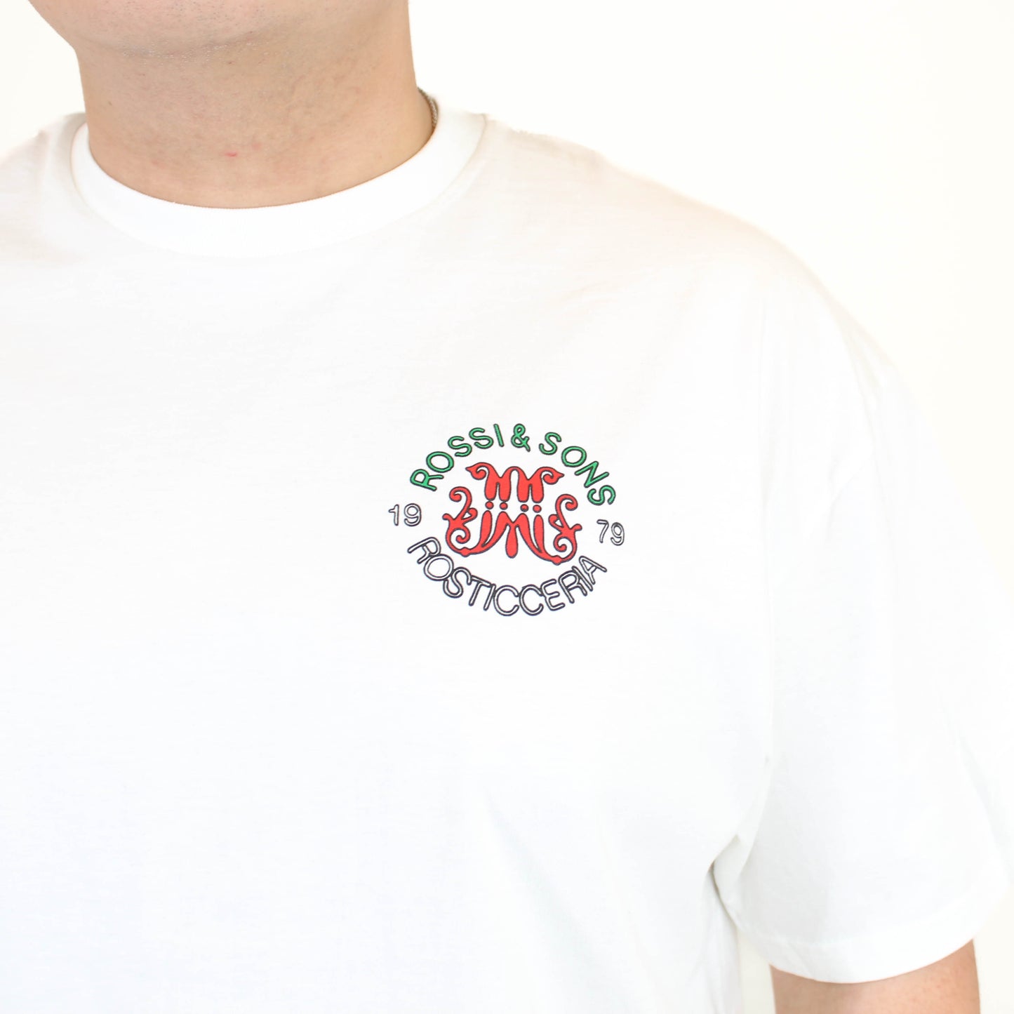 Rossi's Chicken Parm T-Shirt logo
