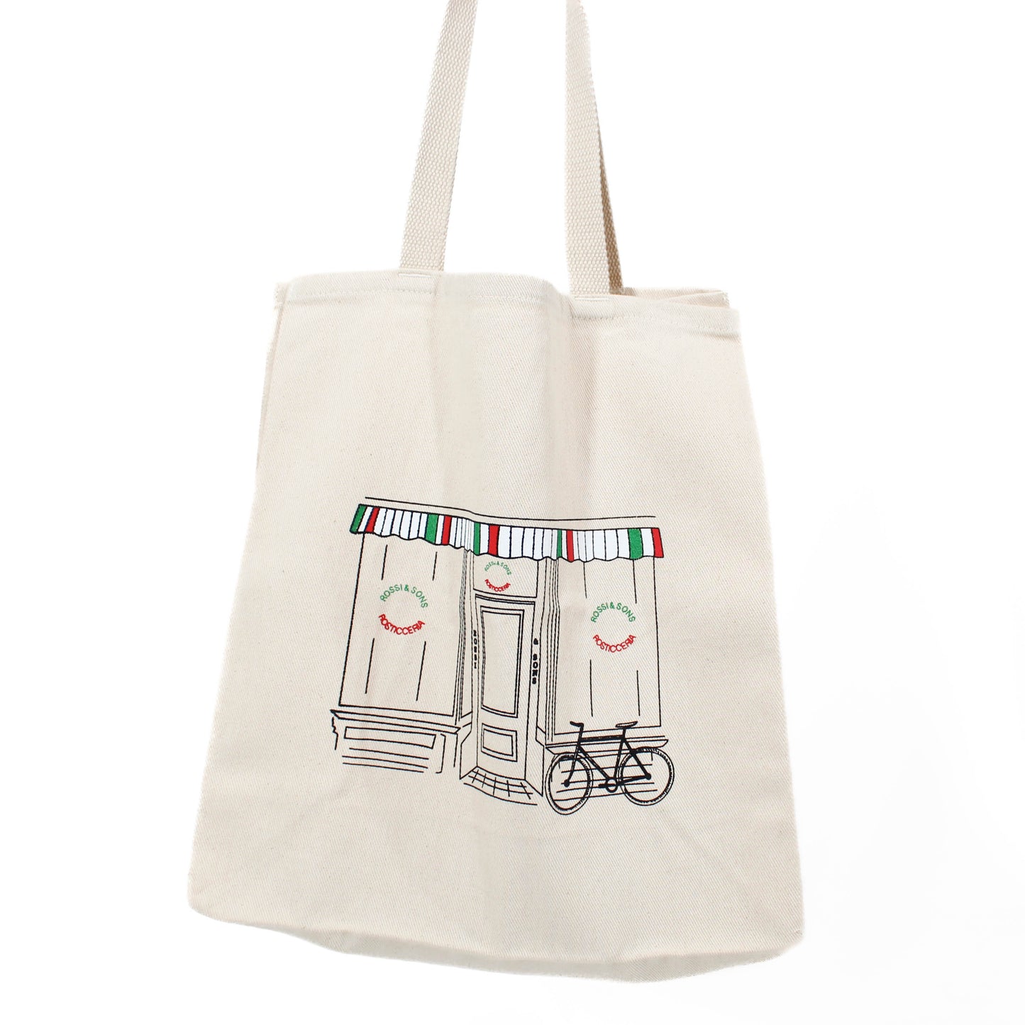 Rossi's Deli Storefront Bag Hanging