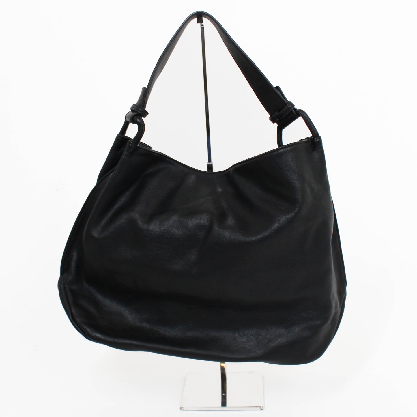 black rustic tote bag