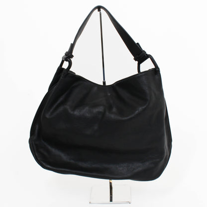 black rustic tote bag